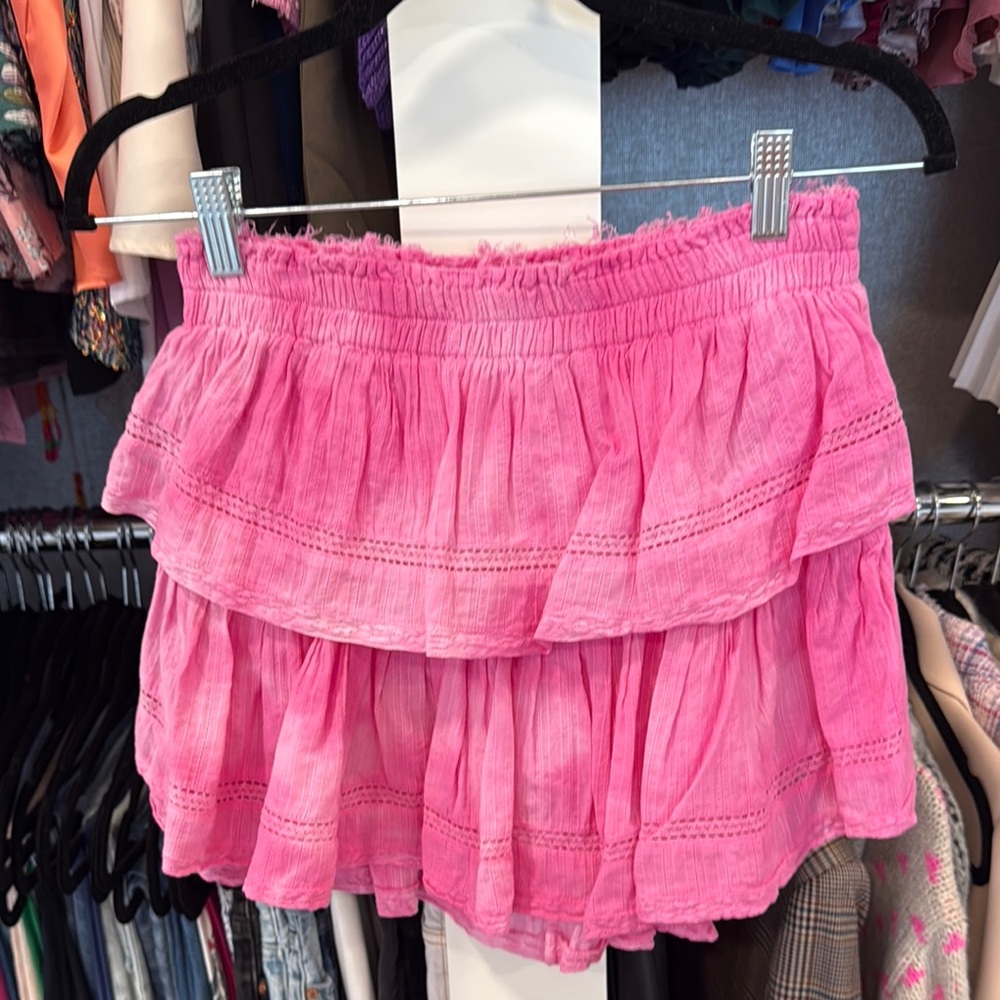 Pink Tiered Skirt